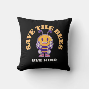 Rett die Bienen freundlich Kissen