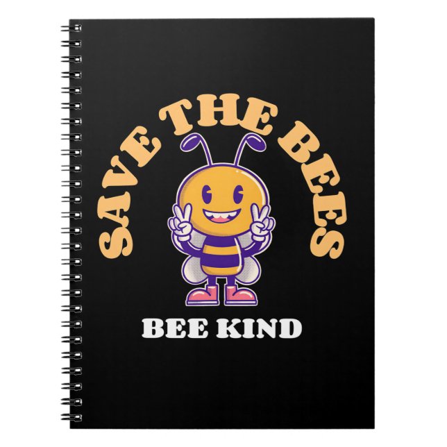 Rett die Bienen freundlich Notizblock (Vorderseite)