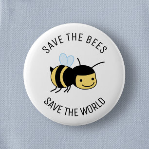Rett die Bienen, Happy Little Bee Button