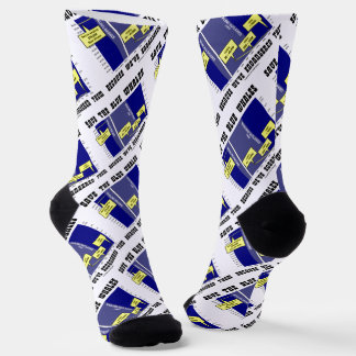 Rett die Blauen Wale, weil wir sie gefährdet haben Socken