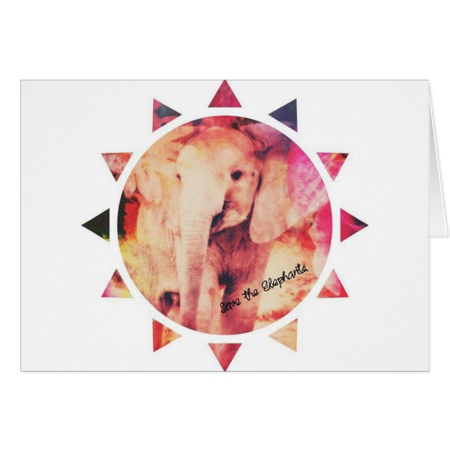 Rett die Elefanten, Baby Elephant Sunshine (Vorderseite (Horizontal))