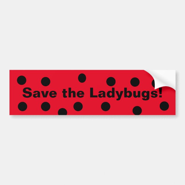 Rett die Ladybugs! Autoaufkleber (Vorne)