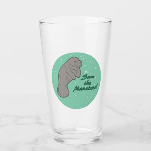 Rett die Manatees! Glas
