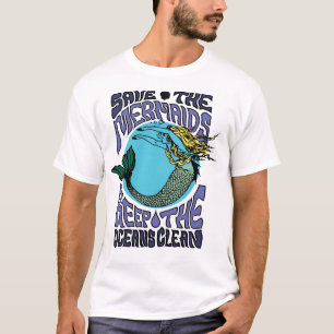 Rett die Meerjungfrauen den Ozean Gerettet T-Shirt