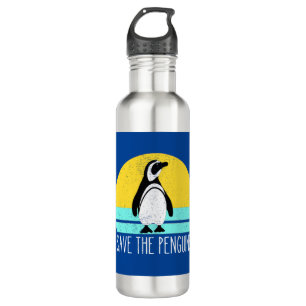 Rett die Pinguine Edelstahlflasche