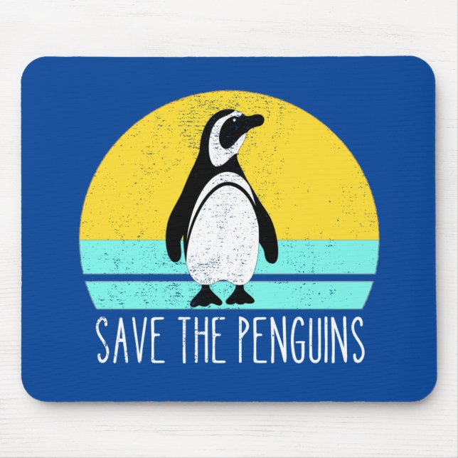Rett die Pinguine Mousepad (Vorne)