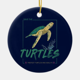 Rett die Schildkröten für Mädchen, die nur Lieben  Keramik Ornament