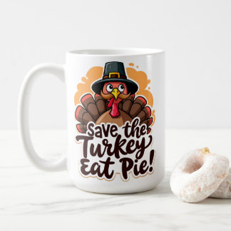 Rett die Türkei, isst Pie! Kaffeetasse