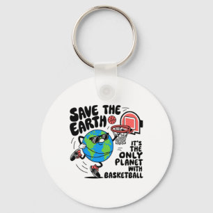 Rett Earth Conservation Sketll Player Earth Day Ki Schlüsselanhänger