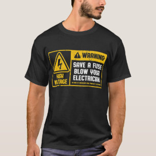 Rett eine Sicherung, die deinen Elektriker Funny L T-Shirt