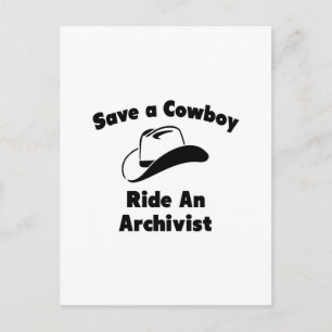 Rett einen Cowboy .. Ride an Archivist Postkarte
