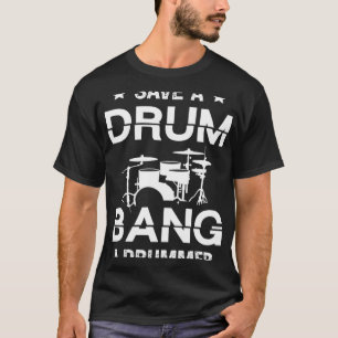 Rett einen Schlagzeuger Drummer Drummer T-Shirt