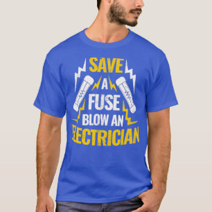 Rett einer Sicherung eines Elektrikers T-Shirt