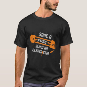 Rett einer Sicherung eines Elektrikers T-Shirt