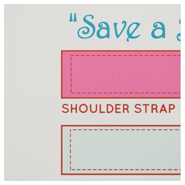 Rett eines Beutel~Rettete Unser Planet~Cut&Sew Bub Stoff (Muster)