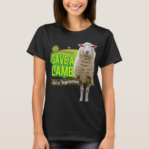 Rett eines Lammfresses A Vegetarian Vegan Animal S T-Shirt