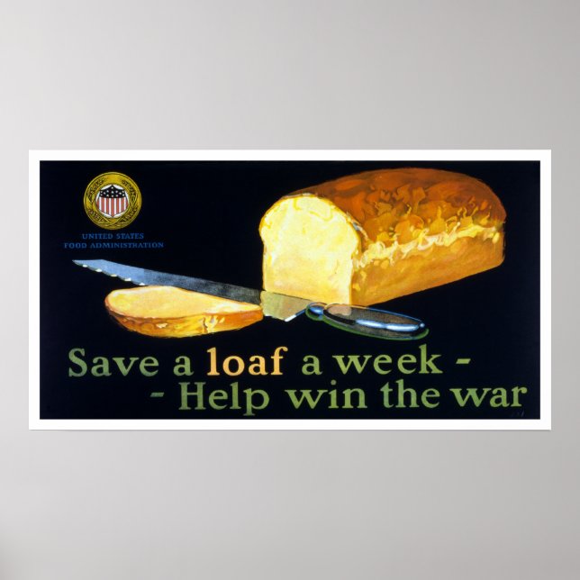 Rett eines Loaf a Week ~ Hilfe gewinnen Krieg Poster (Vorne)
