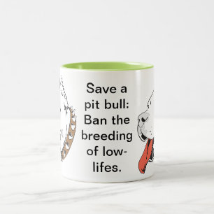 Rett eines Pit Bull: Verbot der Zucht von Niederle Zweifarbige Tasse