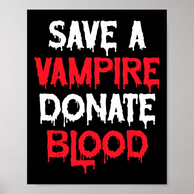 Rett eines Vampire-Blutspendenkostüms Poster (Vorne)