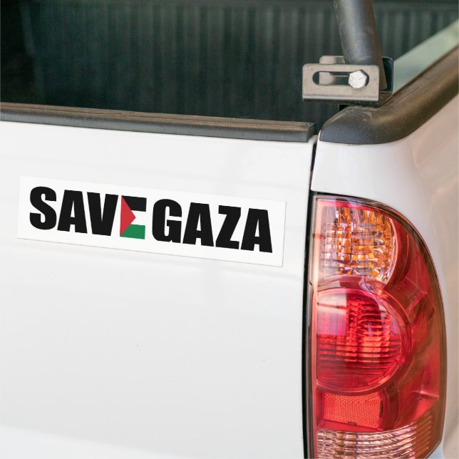 RETT GAZA Autoaufkleber (Auf Lkw)