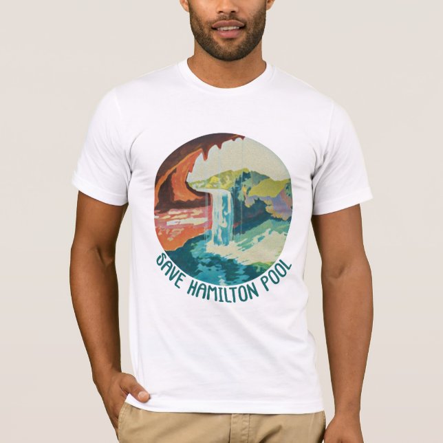 Rett Hamilton Pool - Bella Leinwand T - Shirt (Vorderseite)