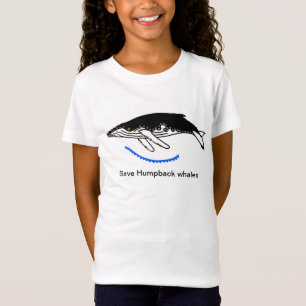 Rett Humpback WHALES - Tierfreund - Natur- Girls T-Shirt