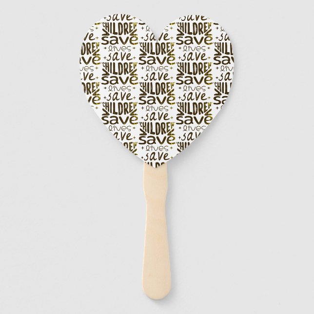 Rett Kinder, Rett Leben Fächer (Vorderseite)