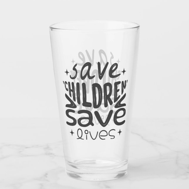 Rett Kinder, Rett Leben Glas (Vorderseite)