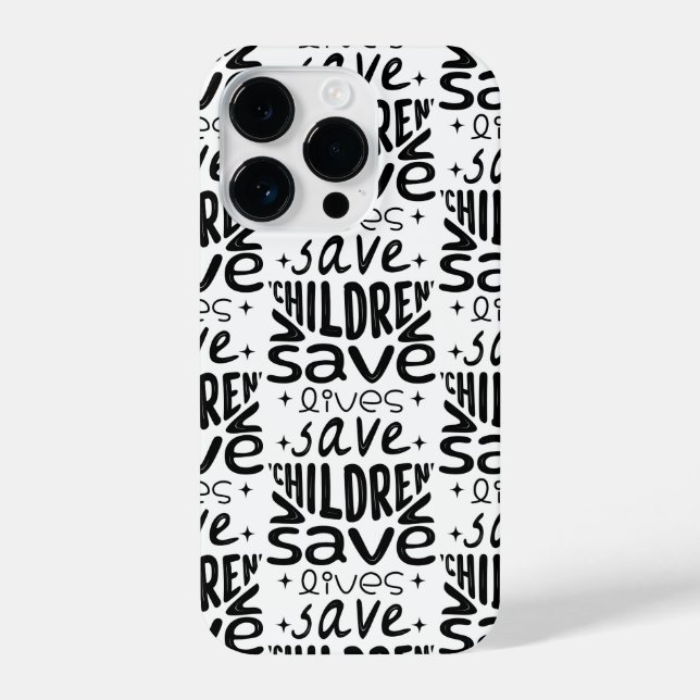 Rett Kinder, Rett Leben iPhone Hülle (Rückseite)