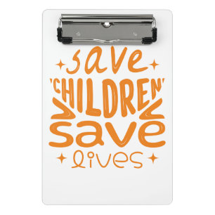Rett Kinder, Rett Lives Gefallen Tags Mini Klemmbrett