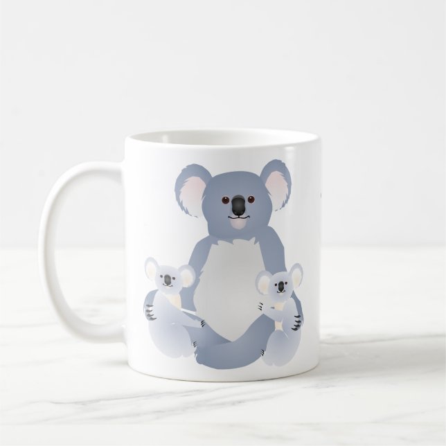 Rett Koala und ihre Wälder Kaffeetasse (Links)