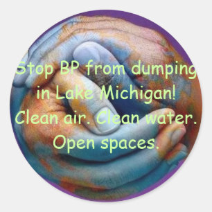 Rett Lake Michigan Runder Aufkleber