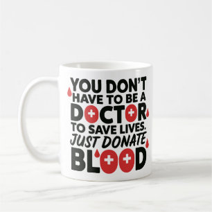 Rett Lives Design - Blutspendebewusstsein Kaffeetasse