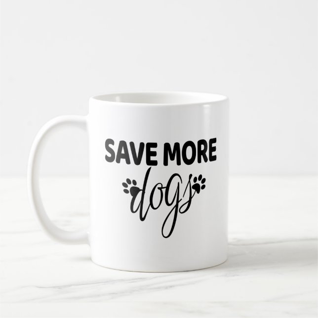 Rett mehr Hunde Kaffeetasse (Links)