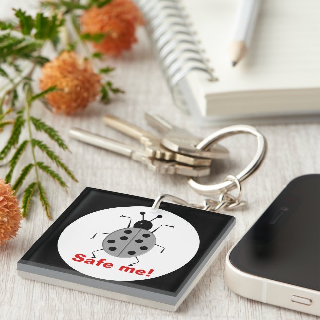 Rett mir, Naturschutz, personalisiert Schlüsselanhänger (Vorderseite rechts)