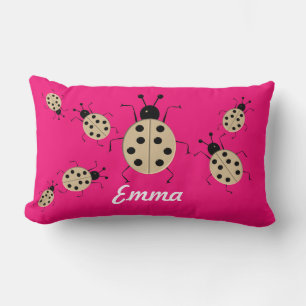 Rett mir! Niedliche, farbenfrohe Ladybugs, persona Lendenkissen