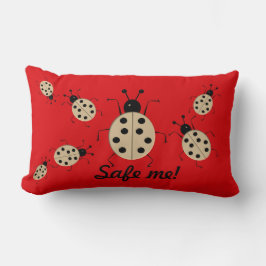 Rett mir! Niedliche, farbenfrohe Ladybugs, persona Lendenkissen