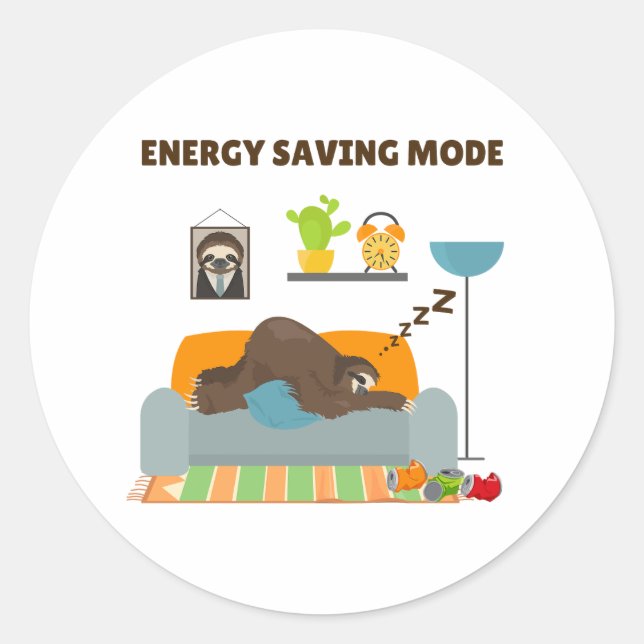 Rett-Mode-Rundaufkleber Runder Aufkleber (Vorderseite)