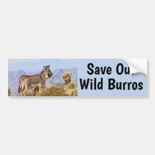 Rett Our Wild Burros Autoaufkleber