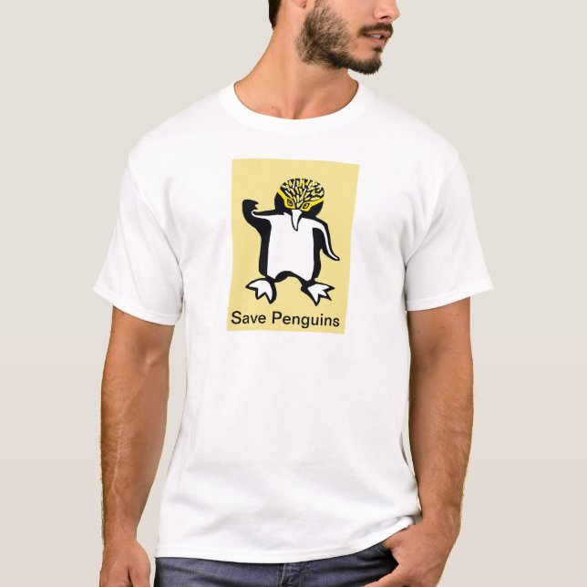 Rett PENGUINS - Artenvielfalt Antarktis - T-Shirt (Vorderseite)