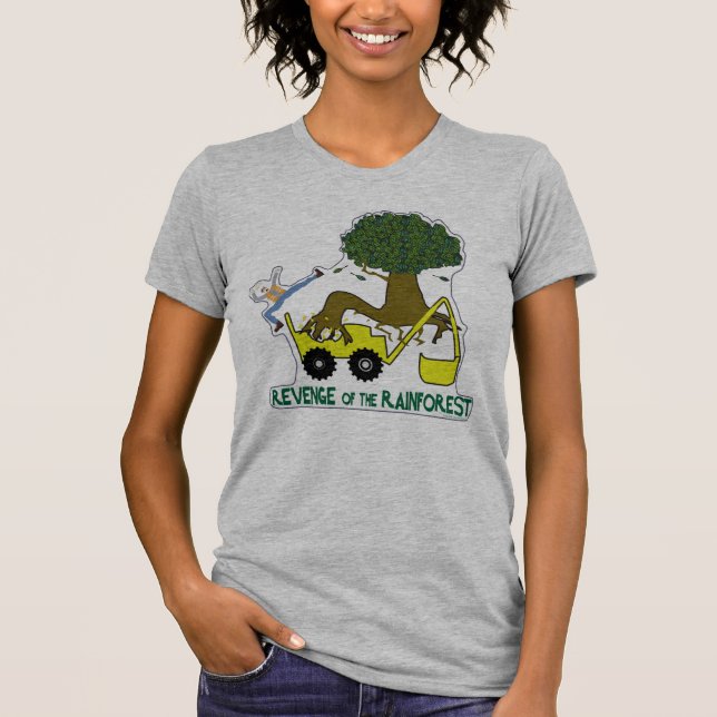 Rett Rainforest Pflanze Trees Earth Day Öko T - Sh T-Shirt (Vorderseite)