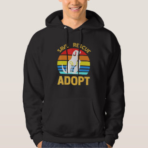 Rett Rescue Adoptier Pro Pet Adoption Hoodie
