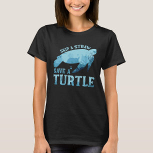 Rett Schildkröten Sauberes Meer Rette Naturozeane  T-Shirt