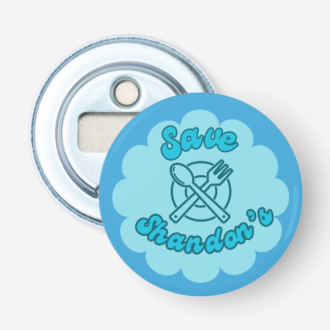 RETT SHANDON'S - Rob's Diner - The Crossing Flaschenöffner (Vorderseite)