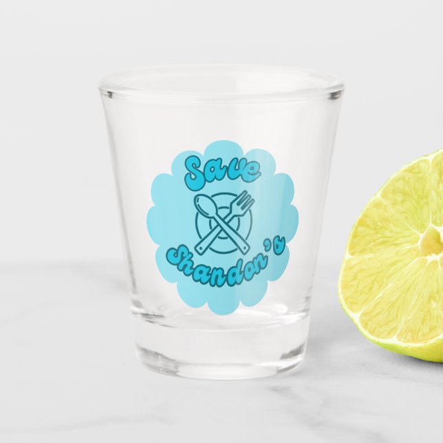 RETT SHANDON'S - Rob's Diner - The Crossing Schnapsglas (Vorderseite)
