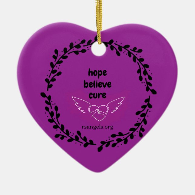 Rett Syndrom Angels Ornament (Vorne)