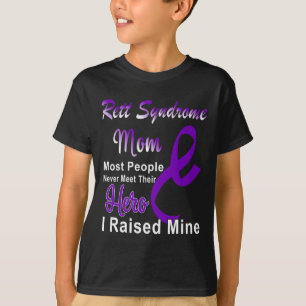 Rett-Syndrom-Bewusstsein Mom Rett-Störung Familie T-Shirt
