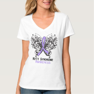 Rett-Syndrom-Bewusstseins-Schmetterling T-Shirt