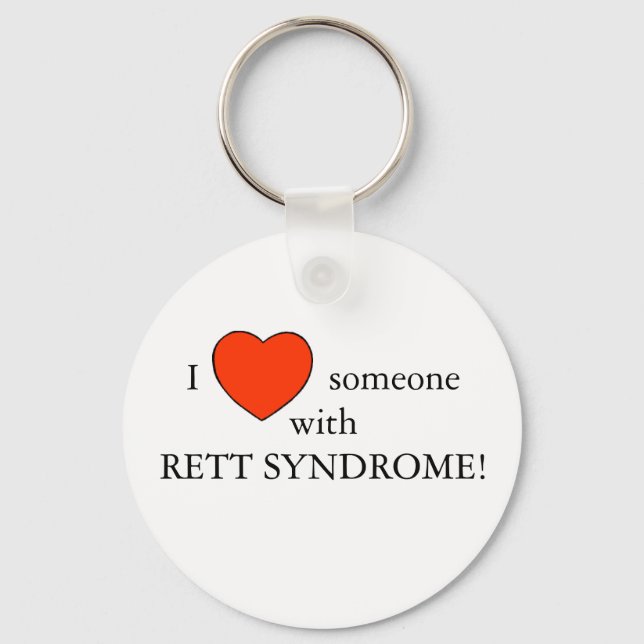 Rett-Syndrom-Schlüsselanhänger Schlüsselanhänger (Vorderseite)