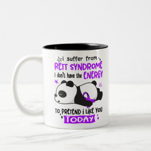 Rett Syndrome Awareness Month Ribbon Geschenke Zweifarbige Tasse